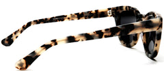 Polarized Vista Horn Rimmed Vintage Sunglasses Grey Brown-Samba Shades