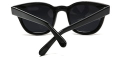 Polarized Vista Horn Rimmed Vintage Sunglasses Matte Black-Samba Shades