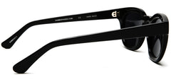 Polarized Vista Horn Rimmed Vintage Sunglasses Matte Black-Samba Shades