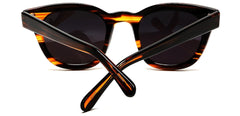 Polarized Vista Horn Rimmed Vintage Sunglasses Orange Mix-Samba Shades