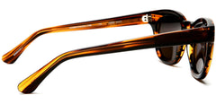 Polarized Vista Horn Rimmed Vintage Sunglasses Orange Mix-Samba Shades