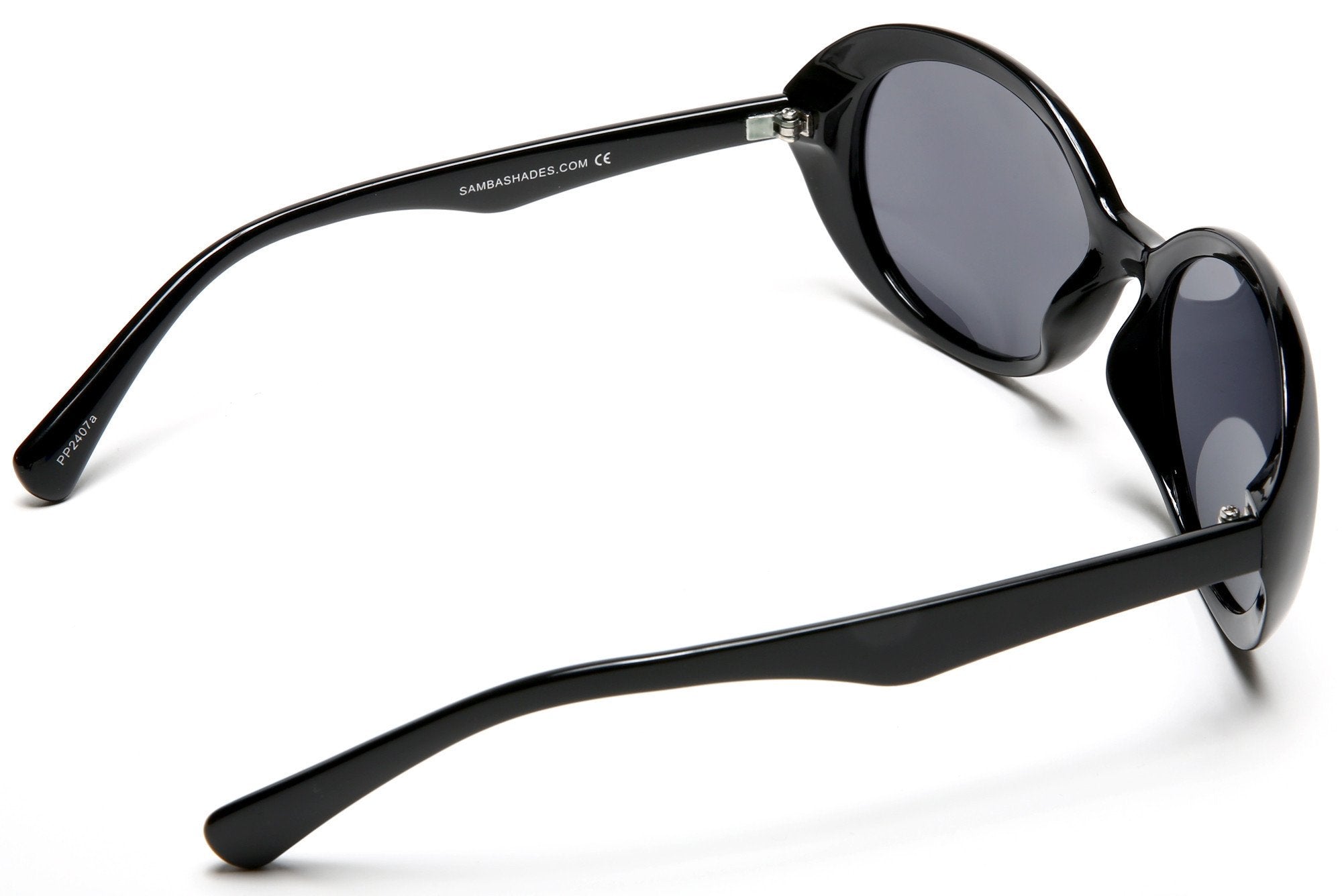 Retro Audrey Hepburn Style Polarized Fashion Sunglasses Black-Samba Shades