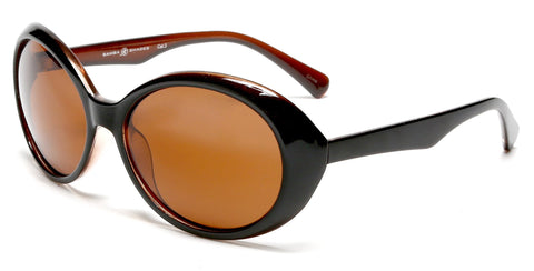 Retro Audrey Hepburn Style Polarized Fashion Sunglasses Brown-Samba Shades