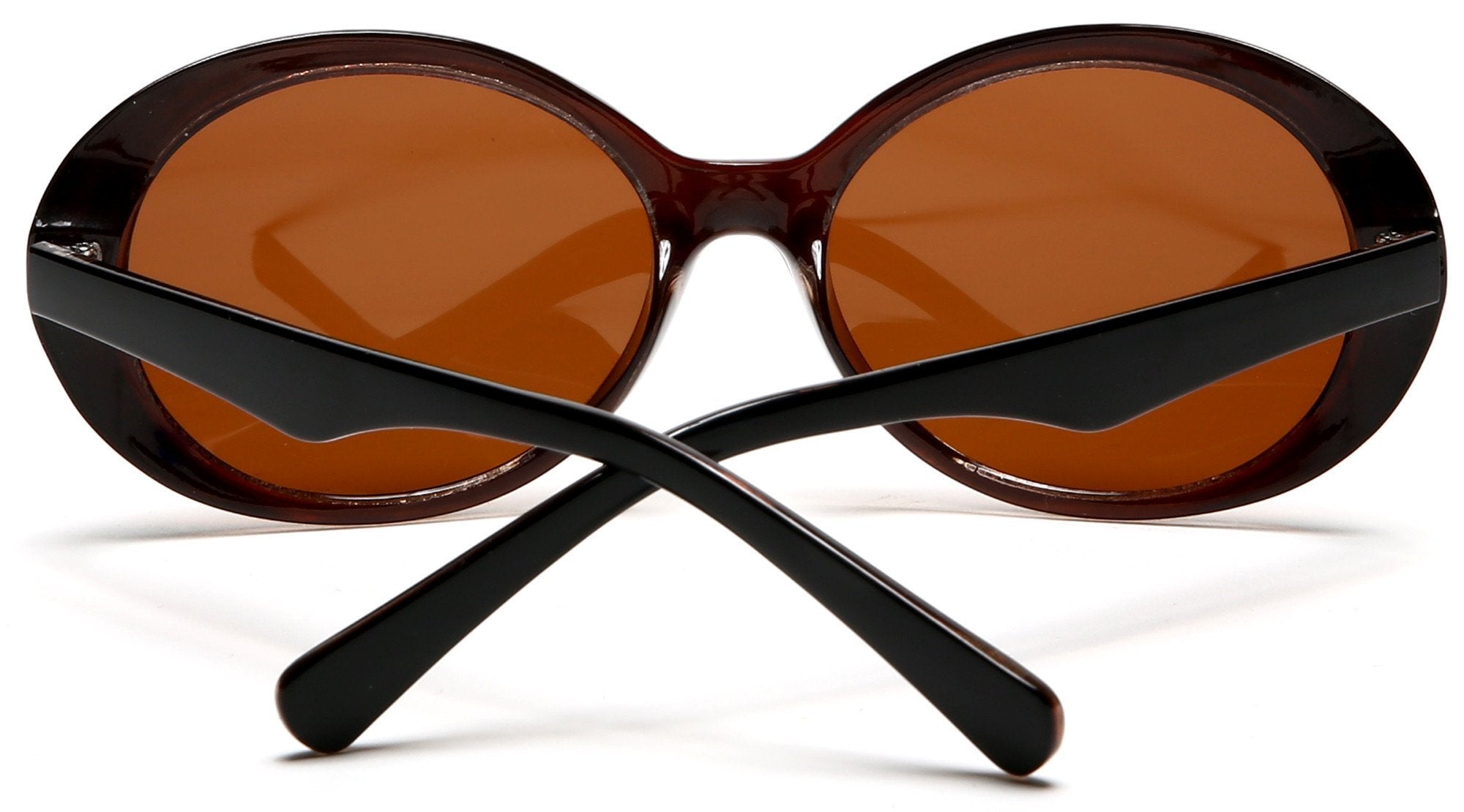 Retro Audrey Hepburn Style Polarized Fashion Sunglasses Brown-Samba Shades