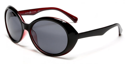 Retro Audrey Hepburn Style Polarized Fashion Sunglasses Red-Samba Shades