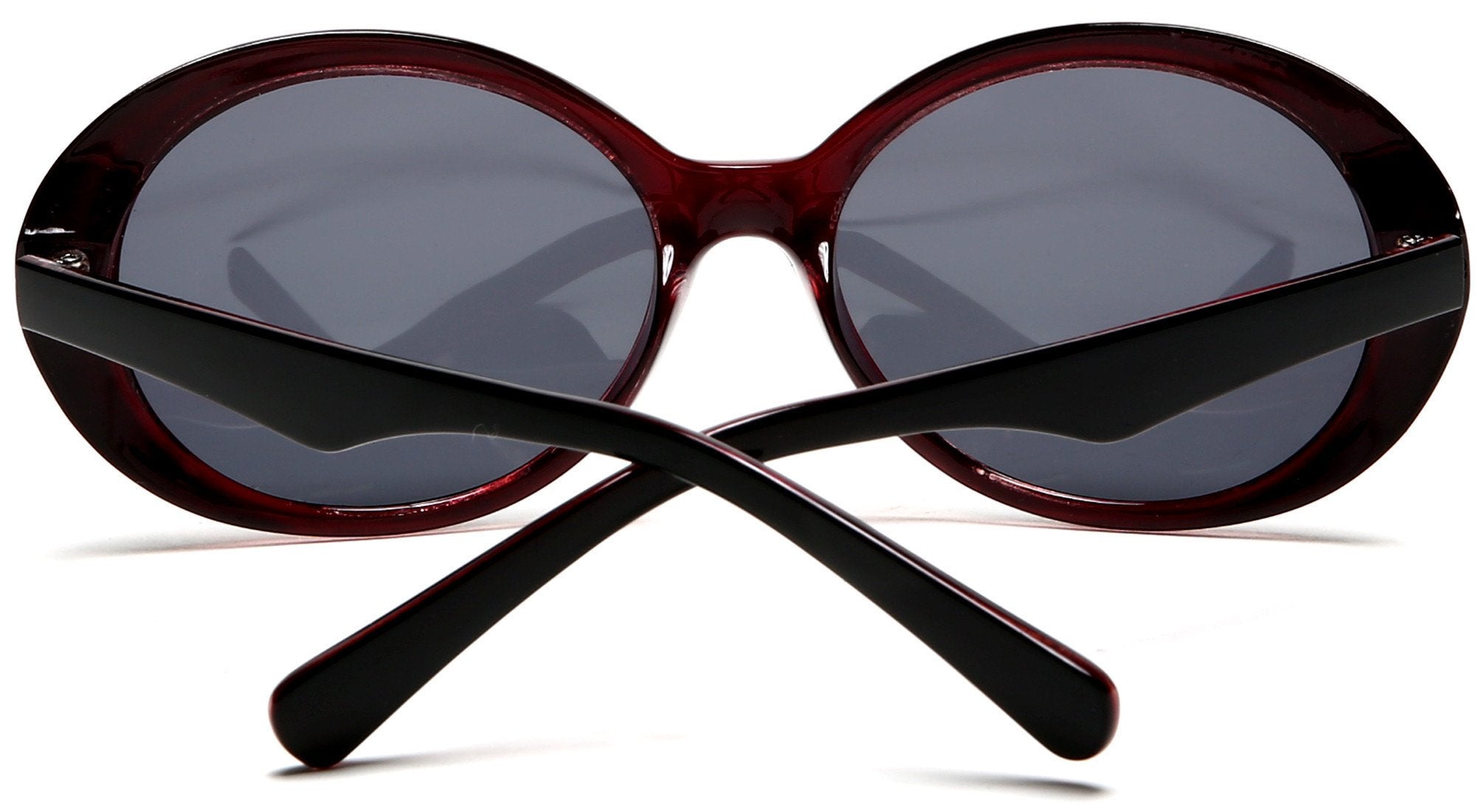 Retro Audrey Hepburn Style Polarized Fashion Sunglasses Red-Samba Shades