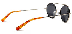 Round Janice Lennon Vintage Fashion Sunglasses Cool Silver-Samba Shades