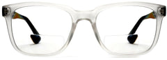 Sheer Lux Samba Shades Bi-Focal Clear Oversized Square Readers Magnification Glasses