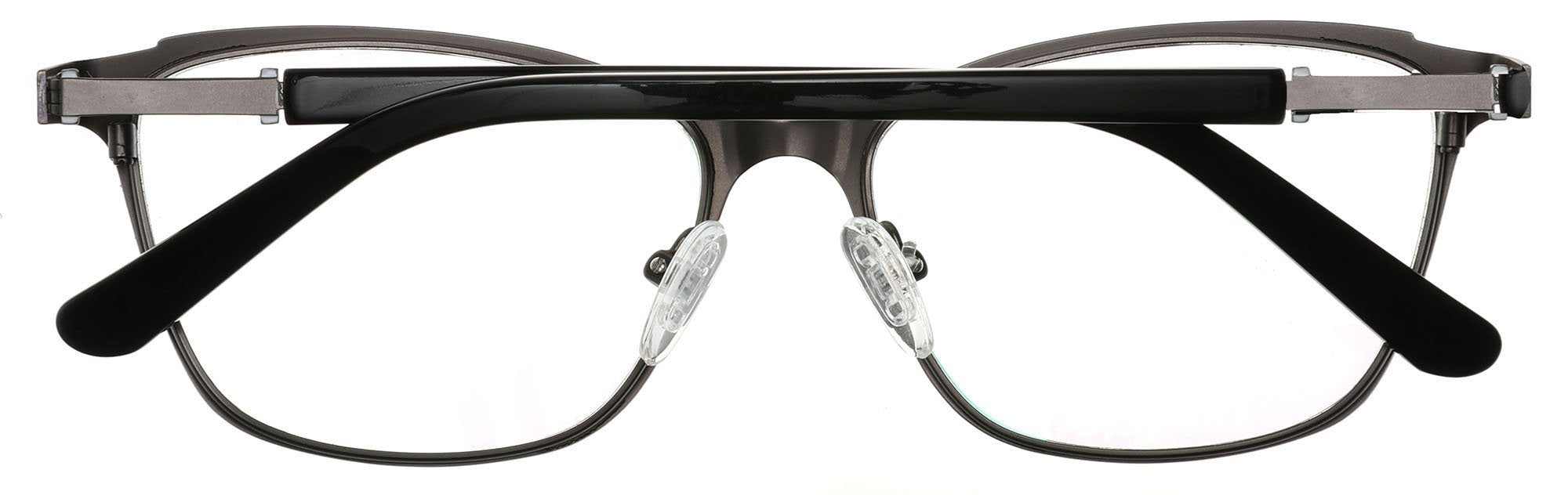 Tango Optics Browline Metal Eyeglasses Frame Luxe Rx Stainless Steel C Samba Shades