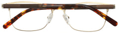 Tango Optics Cateye Metal Eyeglasses Frame Luxe RX Stainless Steel Jocelyn Burnell Brown For Prescription Lens-Samba Shades