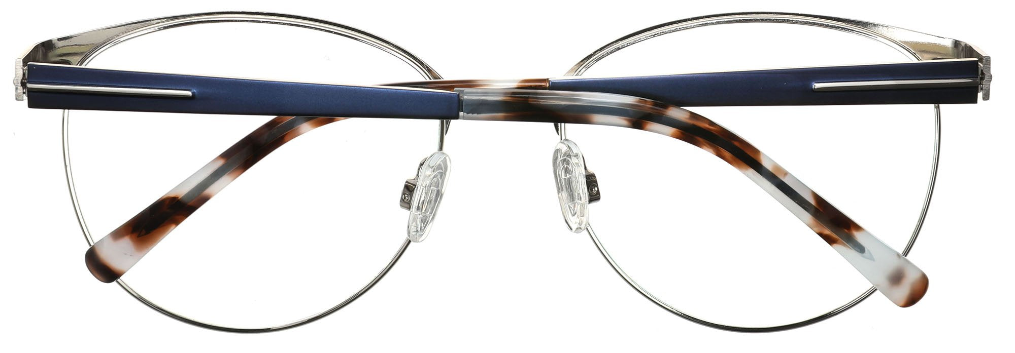 Tango Optics Oval Metal Eyeglasses Frame Luxe Rx Stainless Steel Elisa Samba Shades