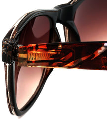 Unisex Horn Rimmed Sunglasses Fancy Blues Brothers Style-Samba Shades