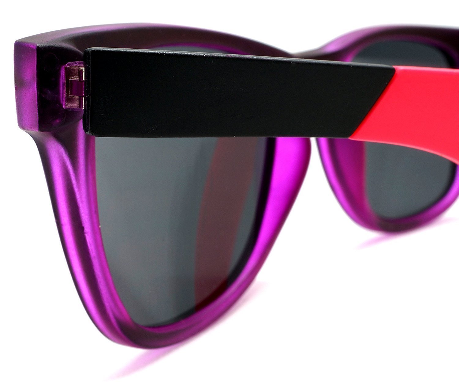 Unisex Neon Classic Horn Rimmed Sunglasses - Miranda Miguel - Pink-Samba Shades