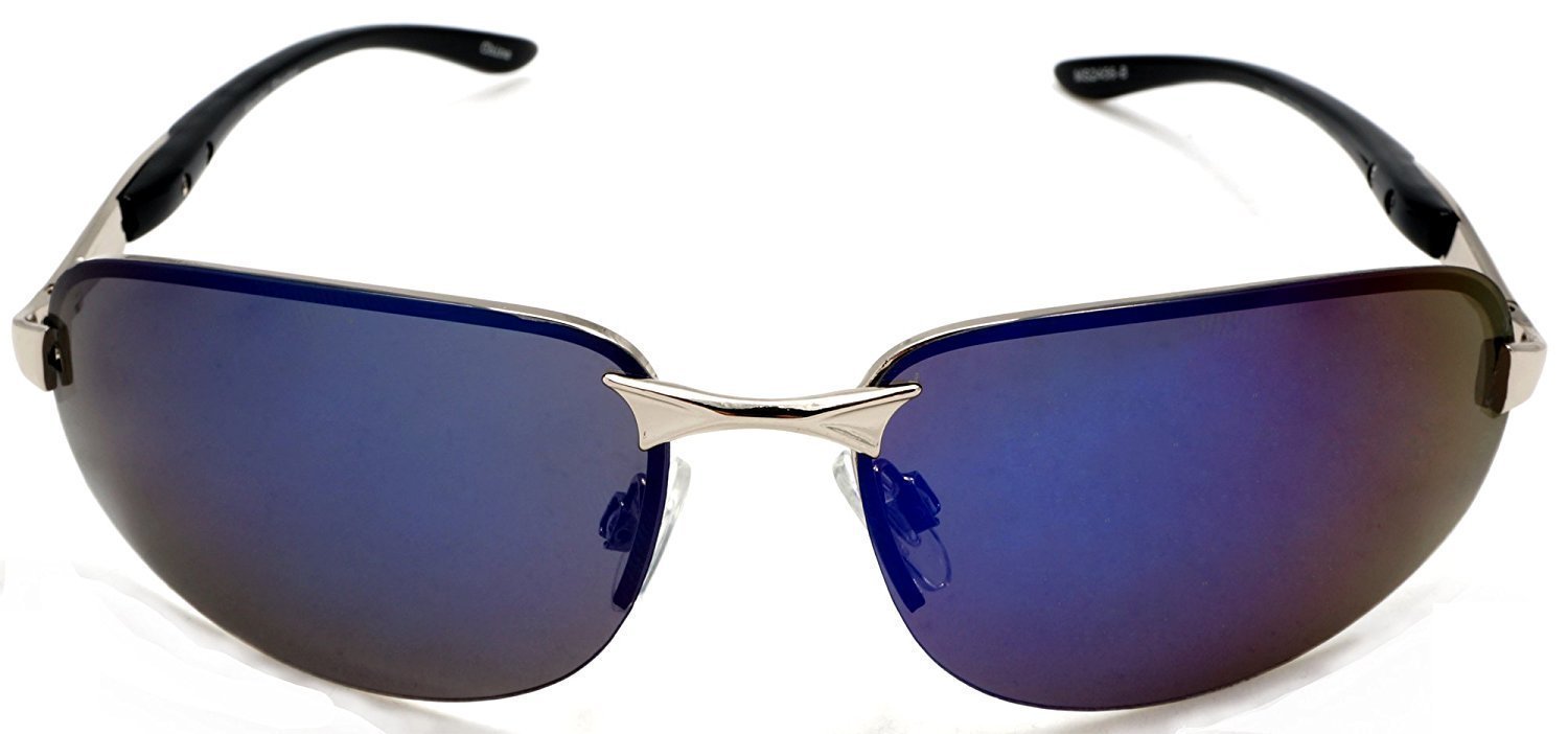 Unisex Polarized Semi-Rimless Classic Stylish Sport Sunglasses - Cool –  Samba Shades
