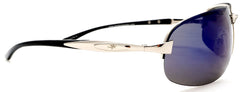 Unisex Polarized Semi-Rimless Classic Stylish Sport Sunglasses - Cool Factor - Silver-Samba Shades