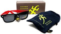 Unisex Vintage Style Polarized Horn Rimmed Sunglasses - Rick & Liz-Samba Shades