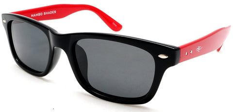 Unisex Vintage Style Polarized Horn Rimmed Sunglasses - Rick & Liz-Samba Shades