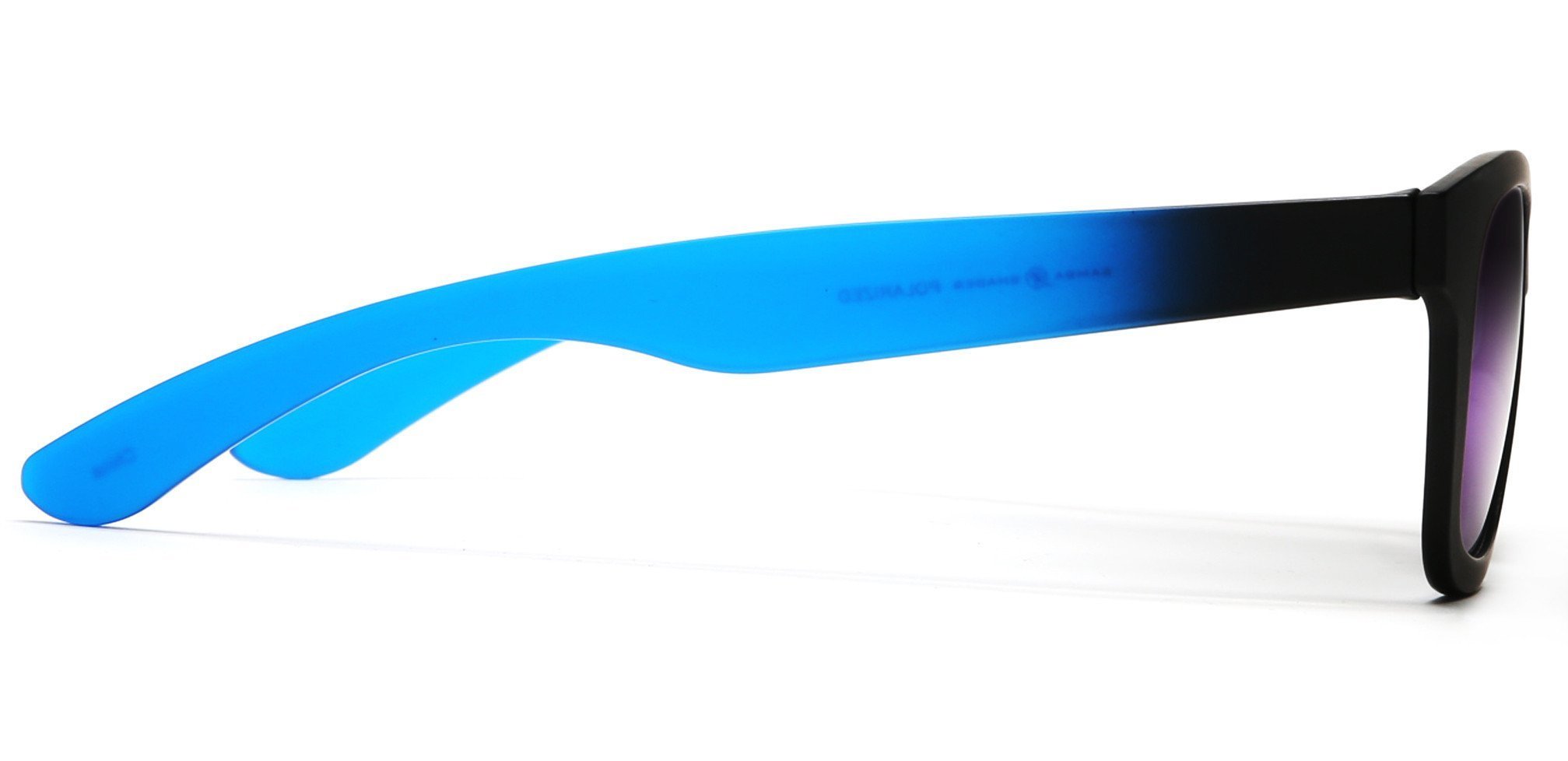 Valencia Polarized Horn Rimmed Sunglasses TR90 Unbreakable Construction Black-Samba Shades