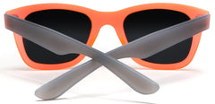 Valencia Polarized Horn Rimmed Sunglasses TR90 Unbreakable Construction Orange-Samba Shades