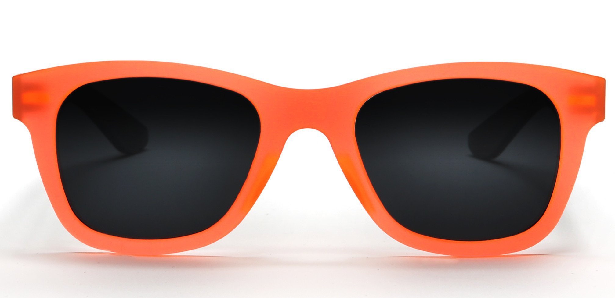 Valencia Polarized Wayfarer Sunglasses TR90 Unbreakable Construction Orange - Orange