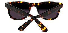 Verona Polarized Horn Rimmed Sunglasses Black Brown-Samba Shades