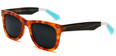 Verona Polarized Horn Rimmed Sunglasses Orange-Samba Shades