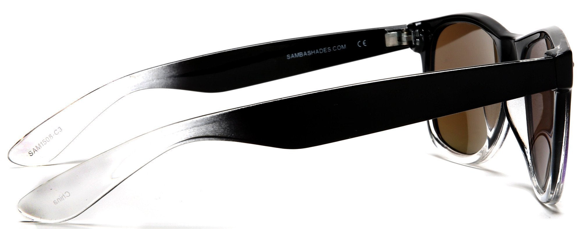 Vintage Horn Rimmed Sunglasses Weekender Black White-Samba Shades