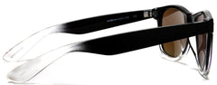 Vintage Horn Rimmed Sunglasses Weekender Black White-Samba Shades