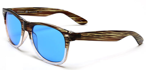 Vintage Horn Rimmed Sunglasses Weekender Olive White-Samba Shades