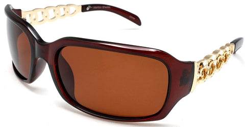 Women's Classic Wide Polarized Sunglasses - Liz Taylor Inspired-Samba Shades