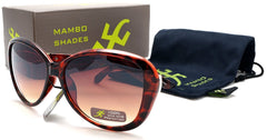 Women's Fashion Classic Butterfly Sunglasses - Jackie O Do The Mambo-Samba Shades