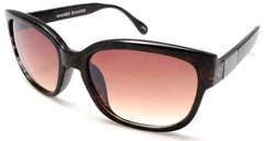 Women's Fashion Classic Horn Rimmed Sunglasses - Veronica Lake - Black-Samba Shades