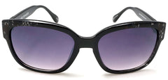 Women's Fashion Classic Horn Rimmed Sunglasses - Veronica Lake - Grey-Samba Shades