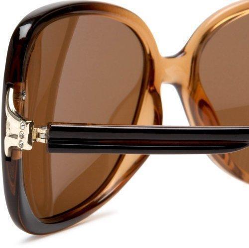 Women's Fashion Polarized Sunglasses, Oversized and Vintage Style by Coleman - Brown-Samba Shades
