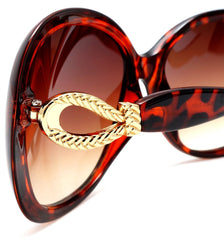 Women's Oversized Butterfly Retro Fashion Sunglasses - Jackie O-Samba Shades