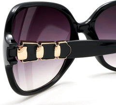 Women's Oversized Fashion Classic Sunglasses - Bombshell - Gold-Samba Shades