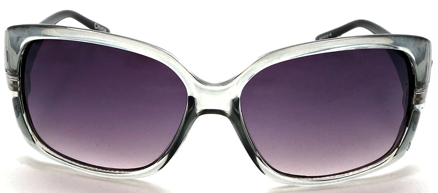Women's Oversized Fashion Sunglasses - Garbo Do The Mambo - Grey-Samba Shades