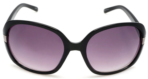 Women's Oversized Round Retro Fashion Sunglasses Claudette Colbert Mambo Diva - Black-Samba Shades