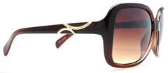 Women's Oversized Square Fashion Sunglasses - Sophia Loren Mambo Style - Gold-Samba Shades